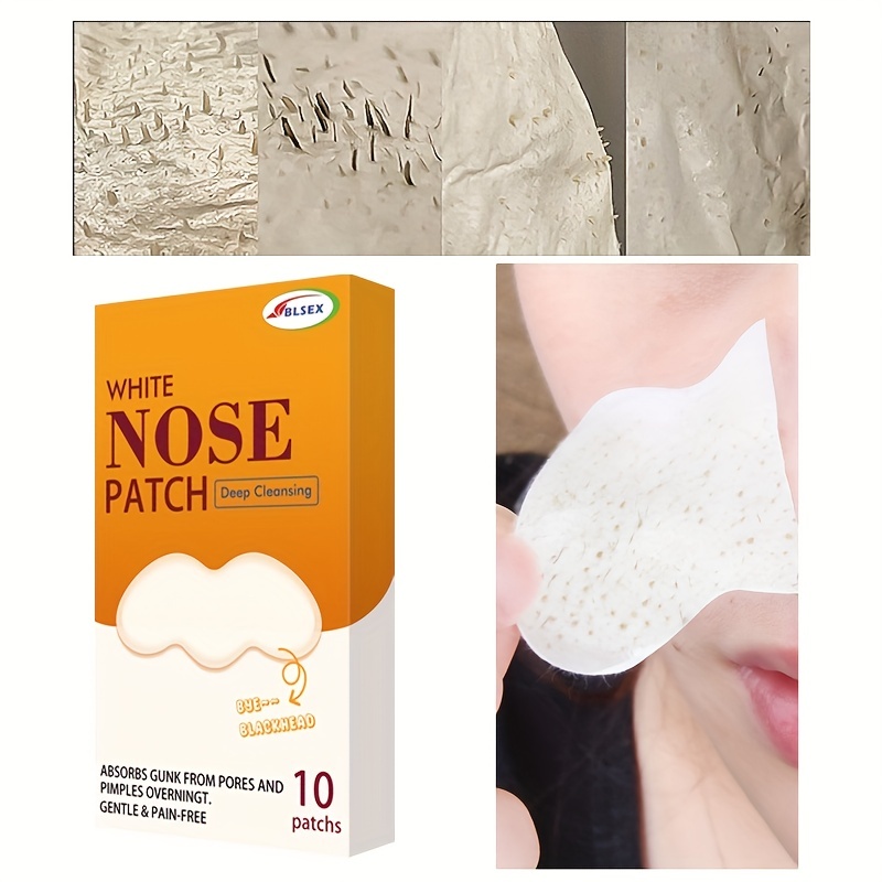10 Pcs Blackhead Nose Patch Pack Clean Blackhead Nose Mask