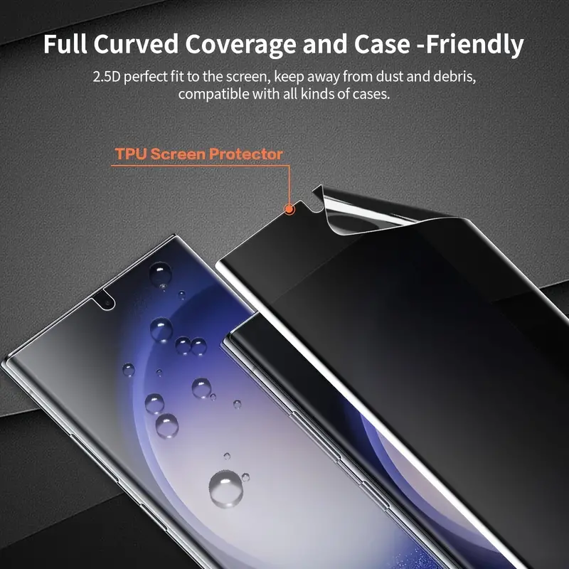Privacy Protection Full Cover Soft Hydrogel Film - Temu