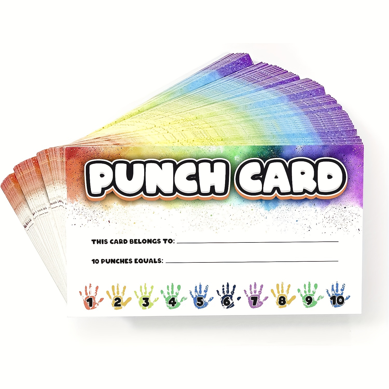 Punch Cards Cool Encouragement Cards Incentive Reward Card - Temu