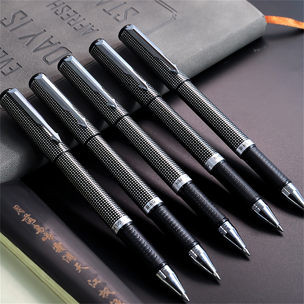 Retractable Gel Pens, 10pcs Black Gel Pens Quick Dry 0.5mm Rolling Ball Gel  Pens, Smooth Writing Pens Gifts for Women, Girls, Kids, Gel Ink Pens