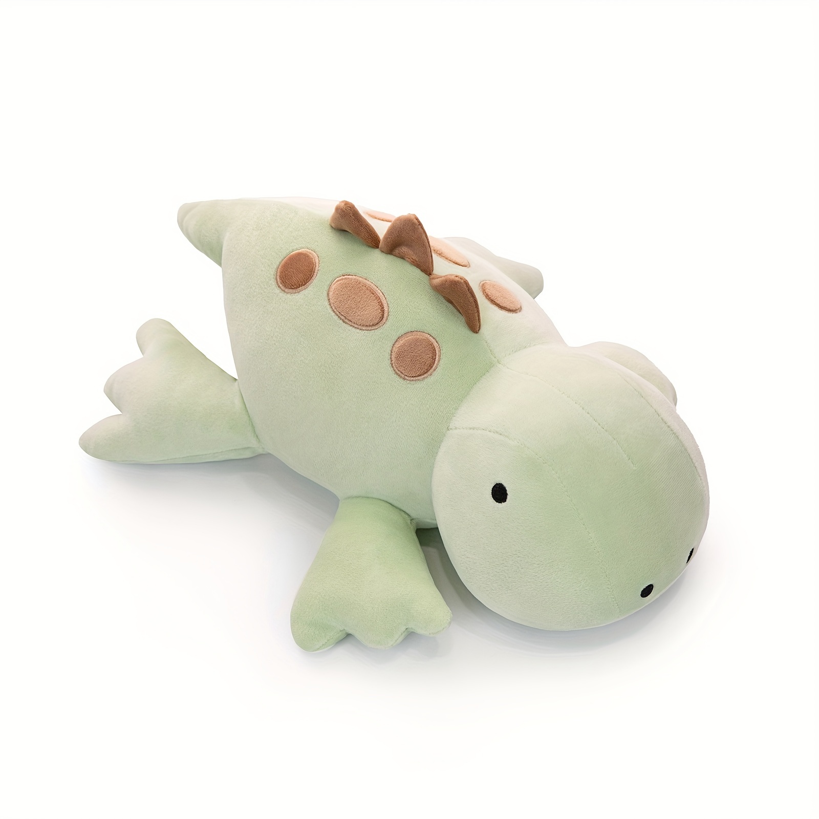 603.28g Weighted Dino Plush Toys, 100% Cotton Filled Particles Dinosaur  Weighted Stuffed Animal For Anxiety Soft Comfort Plush Teddy Bear Sleeping  Plush Toy Christmas Halloween Gift For Adult