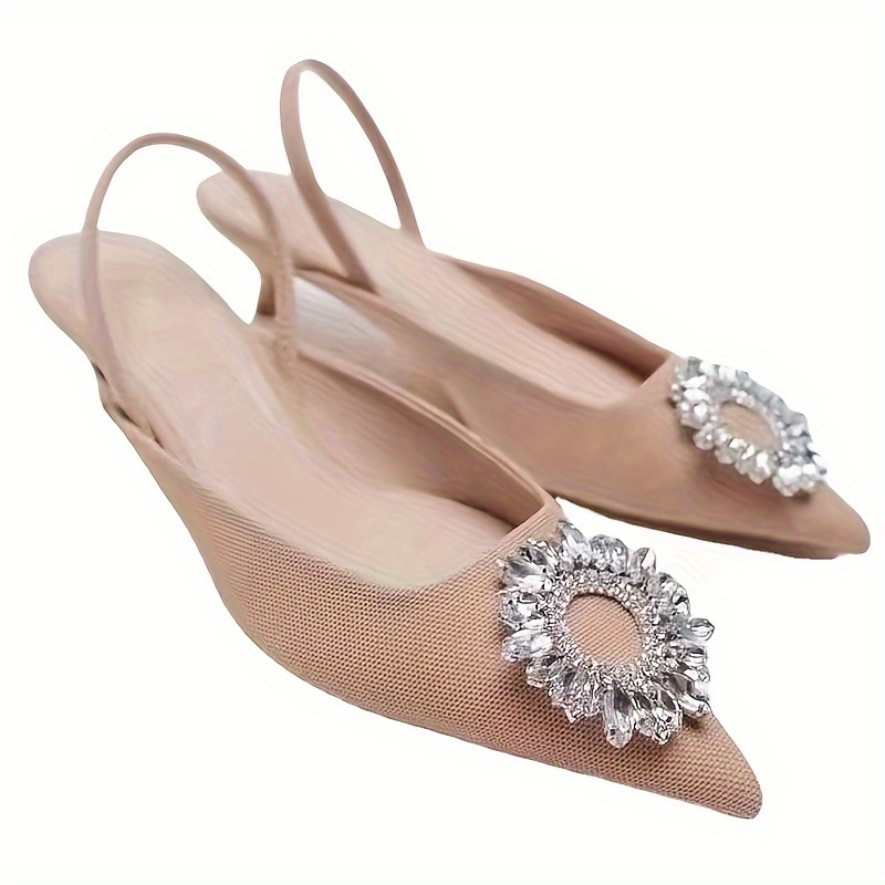 Trendy Shiny Shoe Clips For High Heels Dress Hat Clips For - Temu