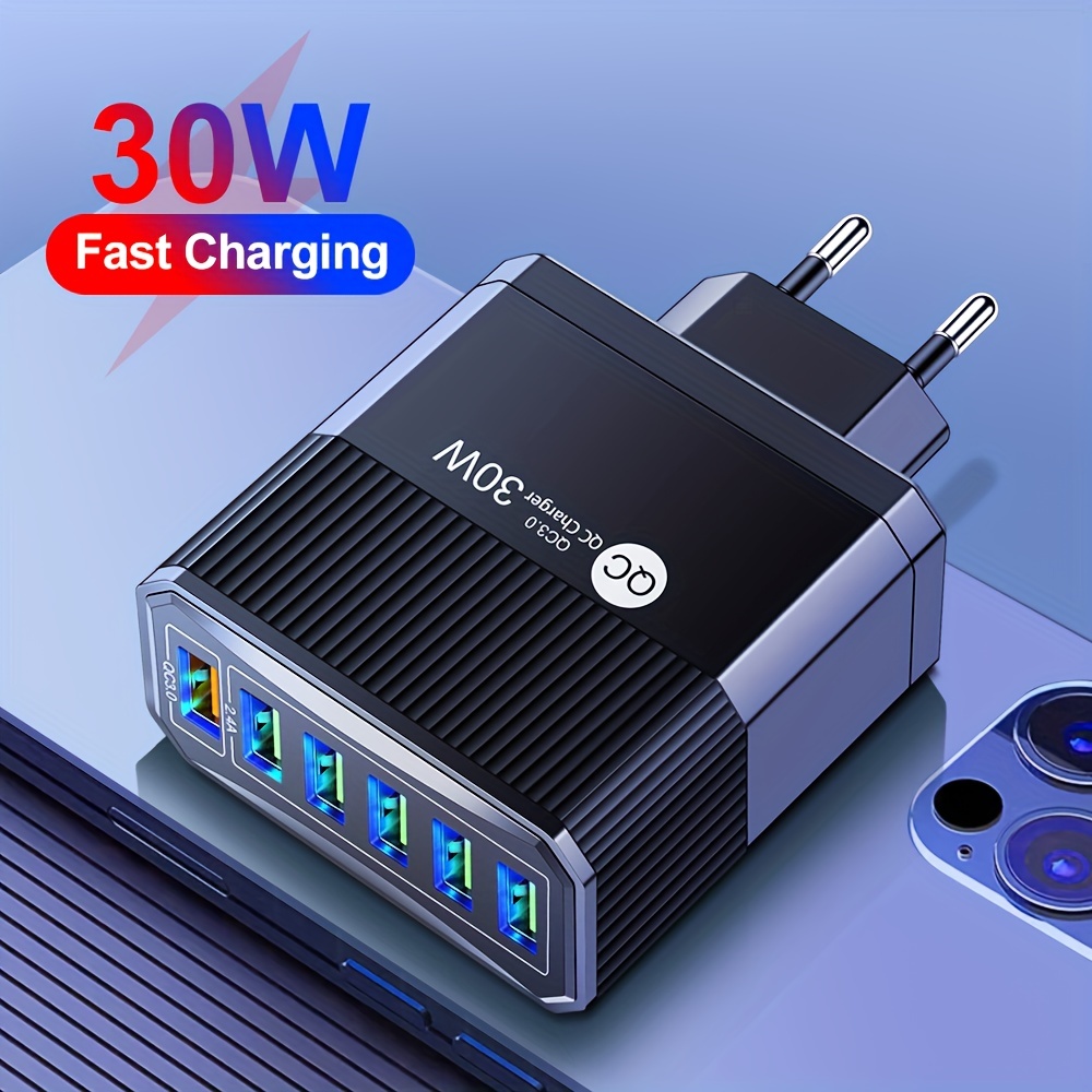 Acheter Chargeur USB sans fil X9 à 8 ports, Charge rapide PD + QC3.0 +  Station de Charge avec affichage LED pour téléphone/ordinateur portable/ tablette, prise ue