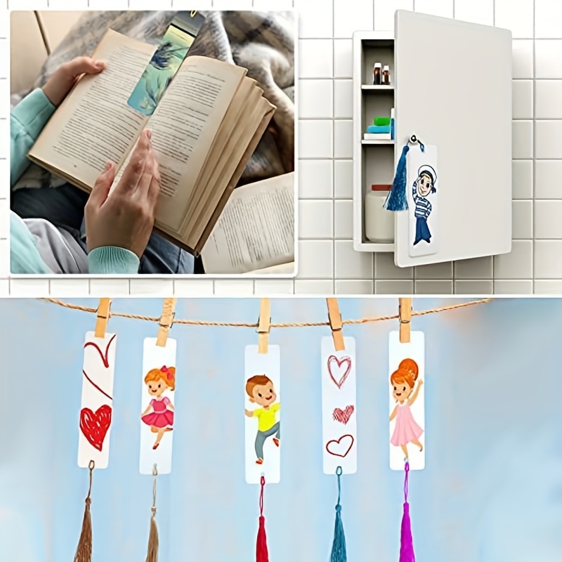 Sublimation Blank Bookmark Heat Transfer Diy Bookmark With - Temu