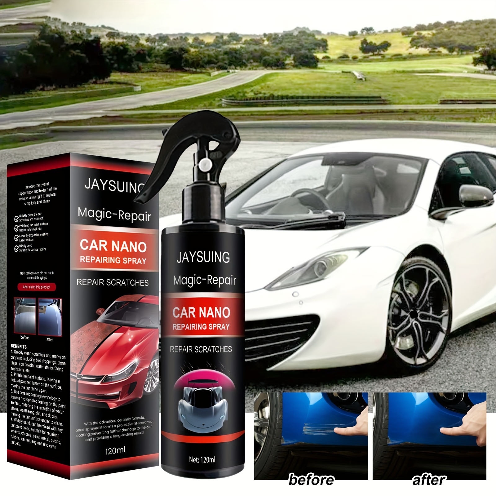 Restore Your Car Paint With Automotive Ceramic Nano Coating - Temu