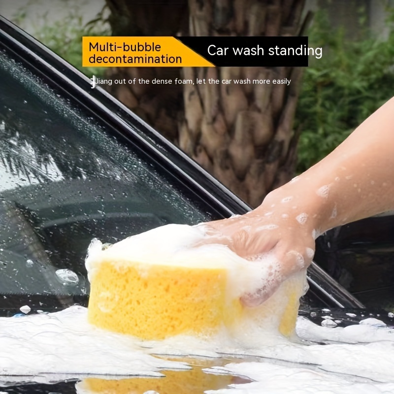 1pc Car Wash Sponge Large Size High Density Strong Decontamination Tool