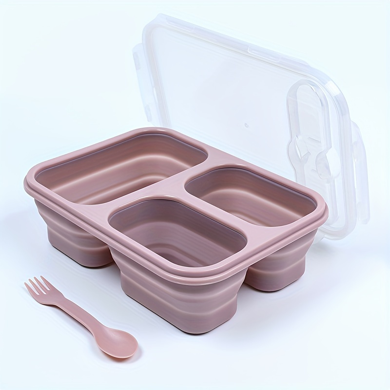 Lunch Box, Insulated Leakproof Lid, Plastic Silicone Container, Hot Food  Lunch Boxes, Leakproof Food Container, For Teenagers And Workers At School,  Canteen, Back School, For Camping And Picnic, Home Kitchen Supplies 