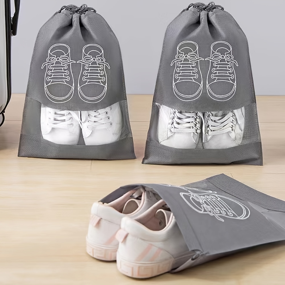 Eono by  - 3-Pcs Sac à Housses Chaussures Portable Résistant à l'eau  pour Organisateur de Voyage pour Chaussures Anti-Poussière : : Mode