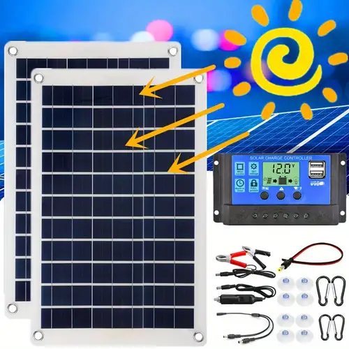 Dual Usb + Dc Flessibile Pannello Solare Kit Di Generazione Di Energia Pannello  Fotovoltaico Flessibile Caricabatterie per Auto