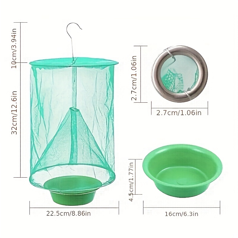 1pc Fruit Fly Trap, Fly Catcher Cage, Hanging Fly Catcher Bag