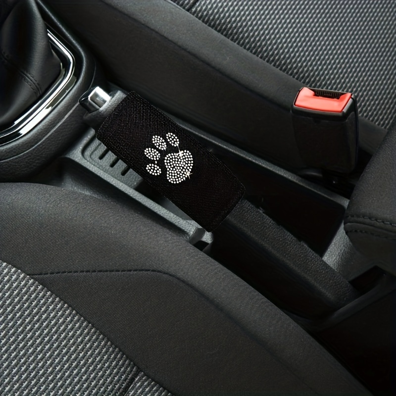Car Accessories Set for Women Girls Steering Wheel Cover White Diamond  12pcs