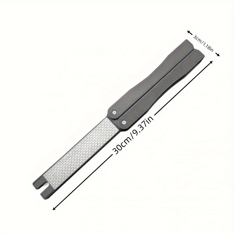 400/600 Grit Portable Handheld Double Sided Sharpener Pocket Diamond Knife  Sharpening Stone For Garden, Outdoor Tools Fine/coarse Grinding - Temu