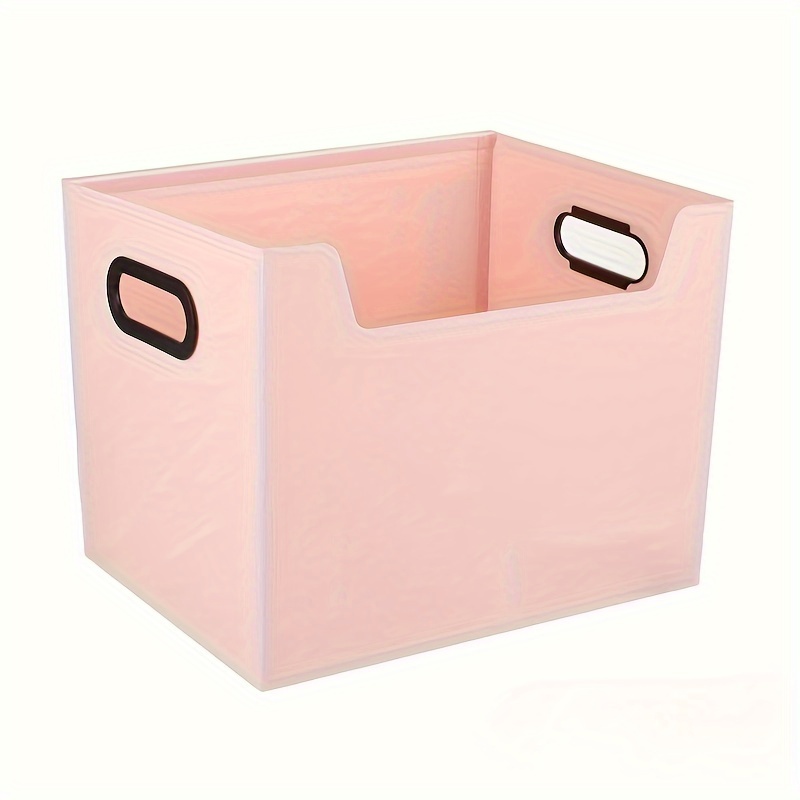 Blush Small Plastic Storage Bin