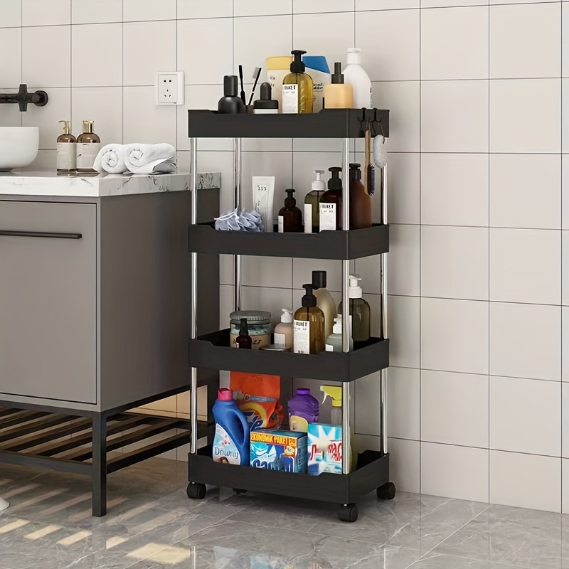 1pc Multi-layer, Movable Bathroom Organizer Shelf For Toiletry