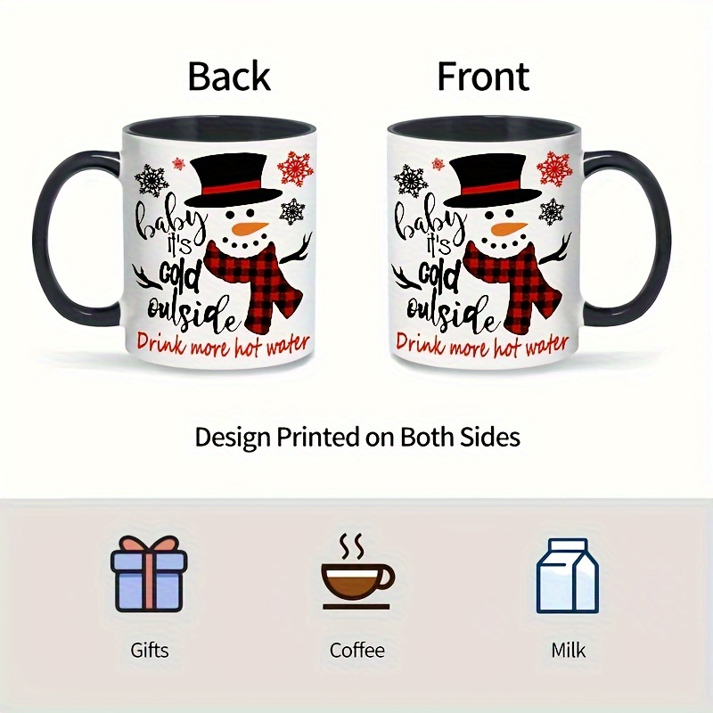 Christmas Gift Coffee Mug It's Cold Outside Baby Mug - Temu