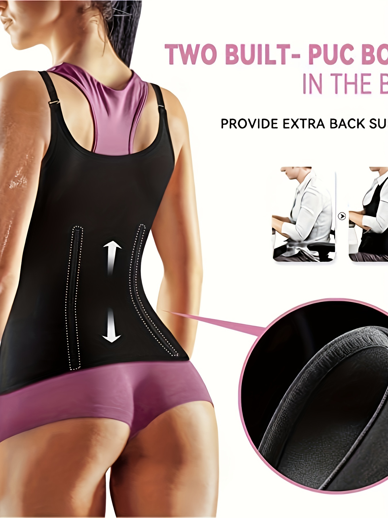 Hoplynn Waist Trainer Zipper Vest For Women Body Shape - Neoprene Sauna  Tank Top - Waist Cincher Trimmer - Slimming Body Shaper Corset Black - Temu  Oman