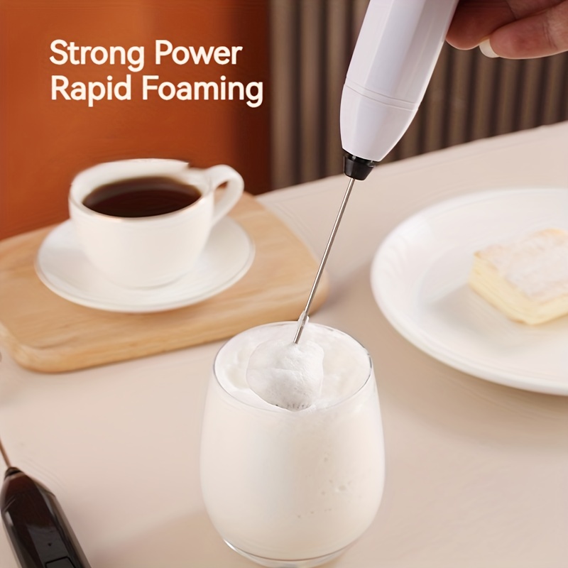 Electric Milk Frother Usb Charging Three Gears Wireless Egg - Temu