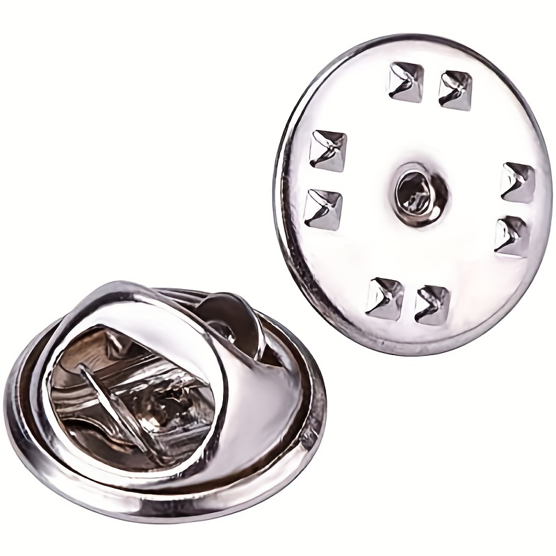 100 PCS Butterfly Clutch Metal Pin Backs Pin Backings for Lapel