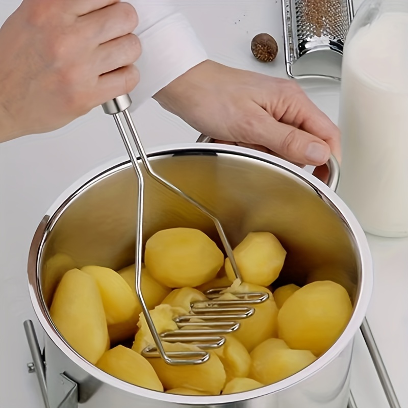 Stainless Steel Food Mixer Potato Masher Fruit Masher - Temu