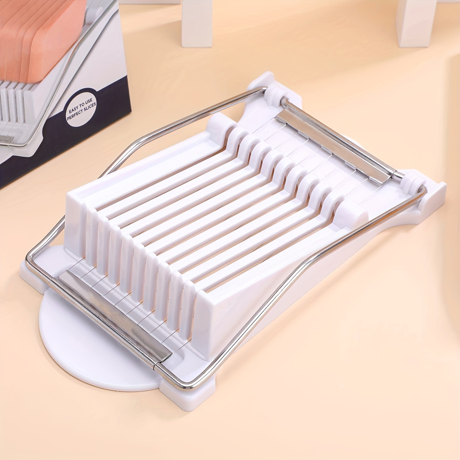 Luncheon Meat Slicer, Fruit Slicer, Cheese Slicer, Creative Banana Slicer,  Fruit Splitter, Reusable Fruit Slicer, Multifunctional Strawberry Slicer,  Washable Fruit Slicer, Egg Slicer, Kitchen Gadget, Kitchen Tools - Temu