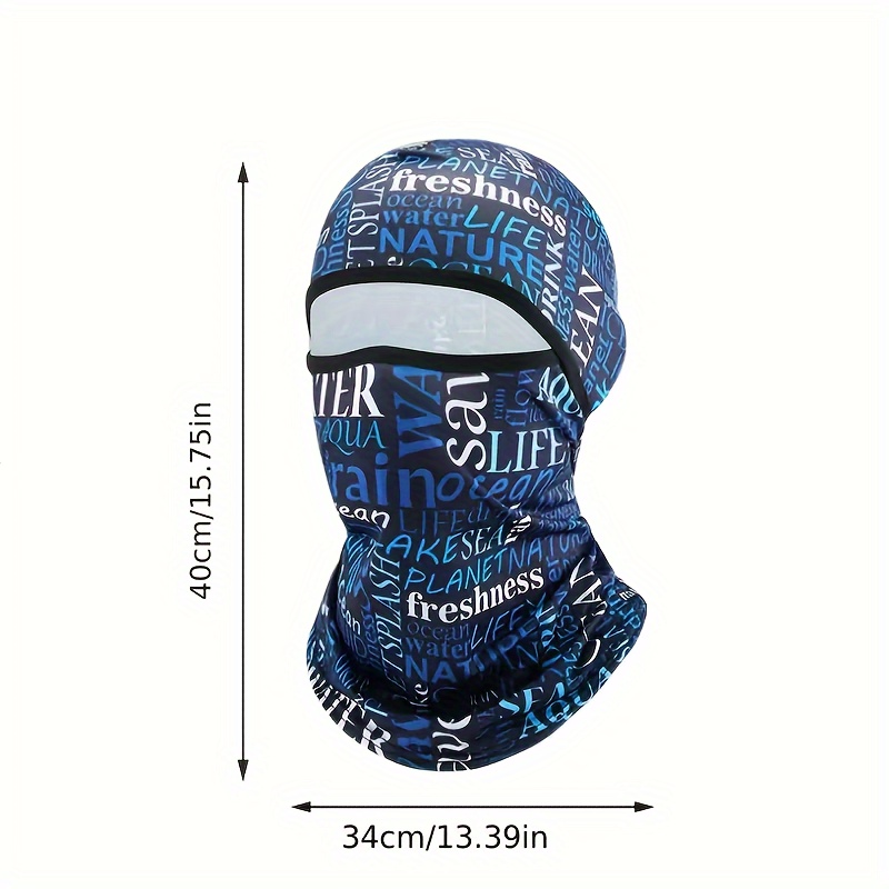Unisex Summer Cooling Balaclava Mask Uv Protection Full Face - Temu