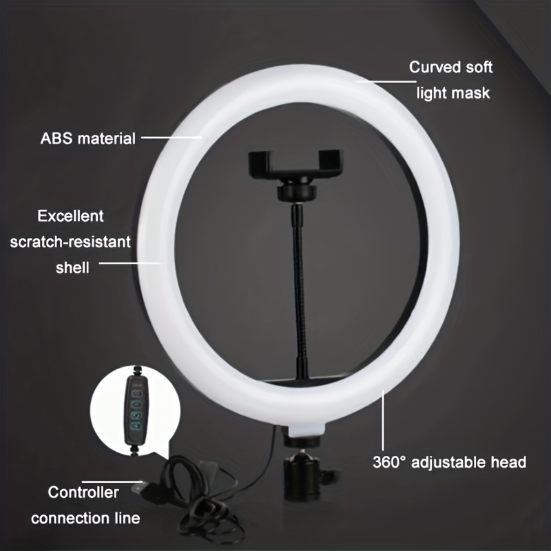 EDS Group 491123 - TRUST MAKU+ 2-IN-1 STREAMING KIT RING LIGHT CON GREEN  SCREEN PIEGHEVOLE LUCE LED ED ANELLO CON TREPPIEDE E SUPPORTO TELEFONO -  TRUST (ACCESSORI TELEFONIA - SUPPORTI TELEFONO)