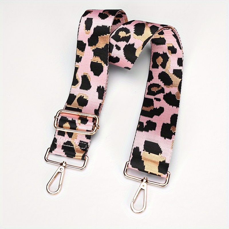 NEW Fashion Leopard Wide Purse Strap Adjustable Handbag Strap