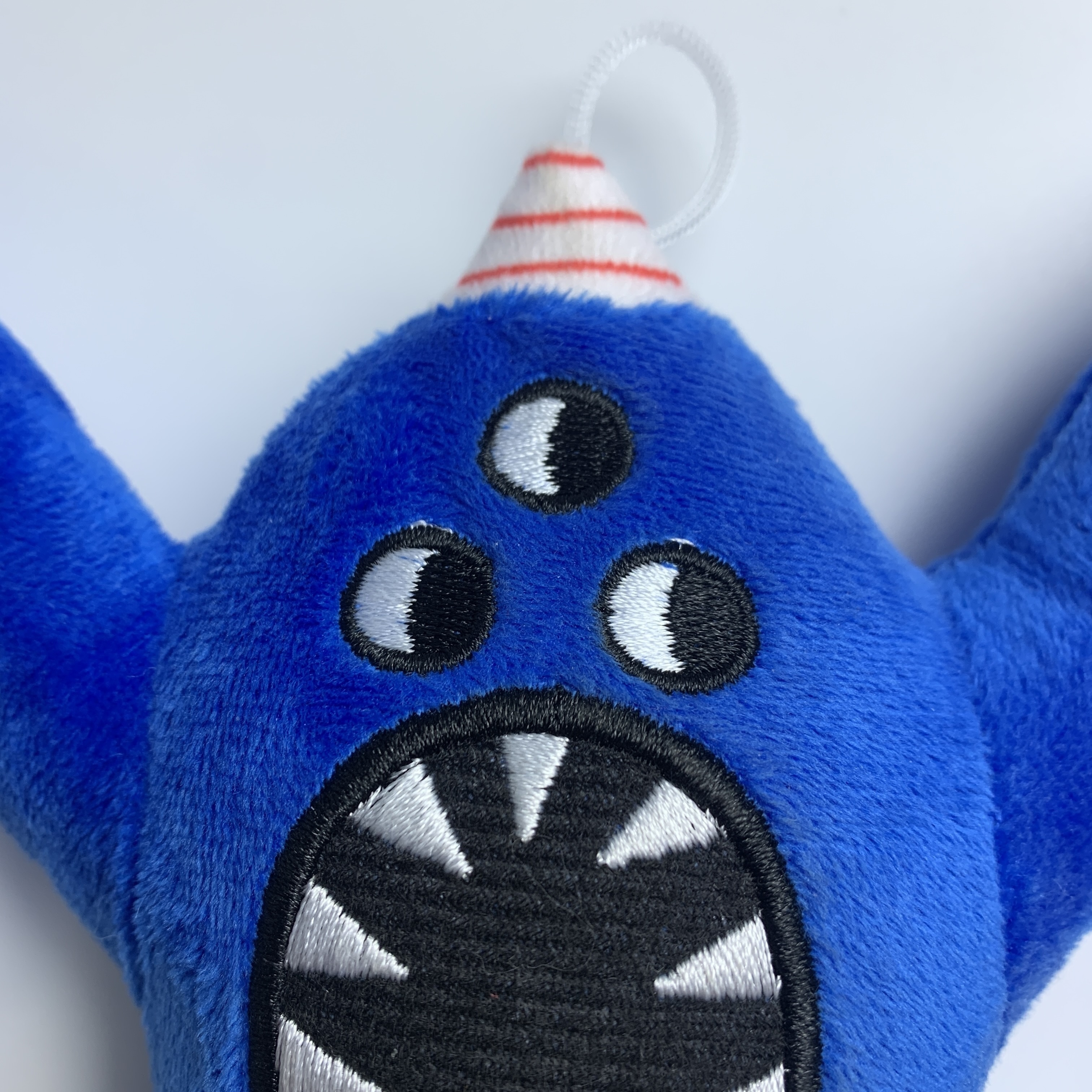 Scary Monster Plush Toy Birthday Gift Funny Toy Three Eyes Big Mouth Monster  Horror Game Doll - Temu