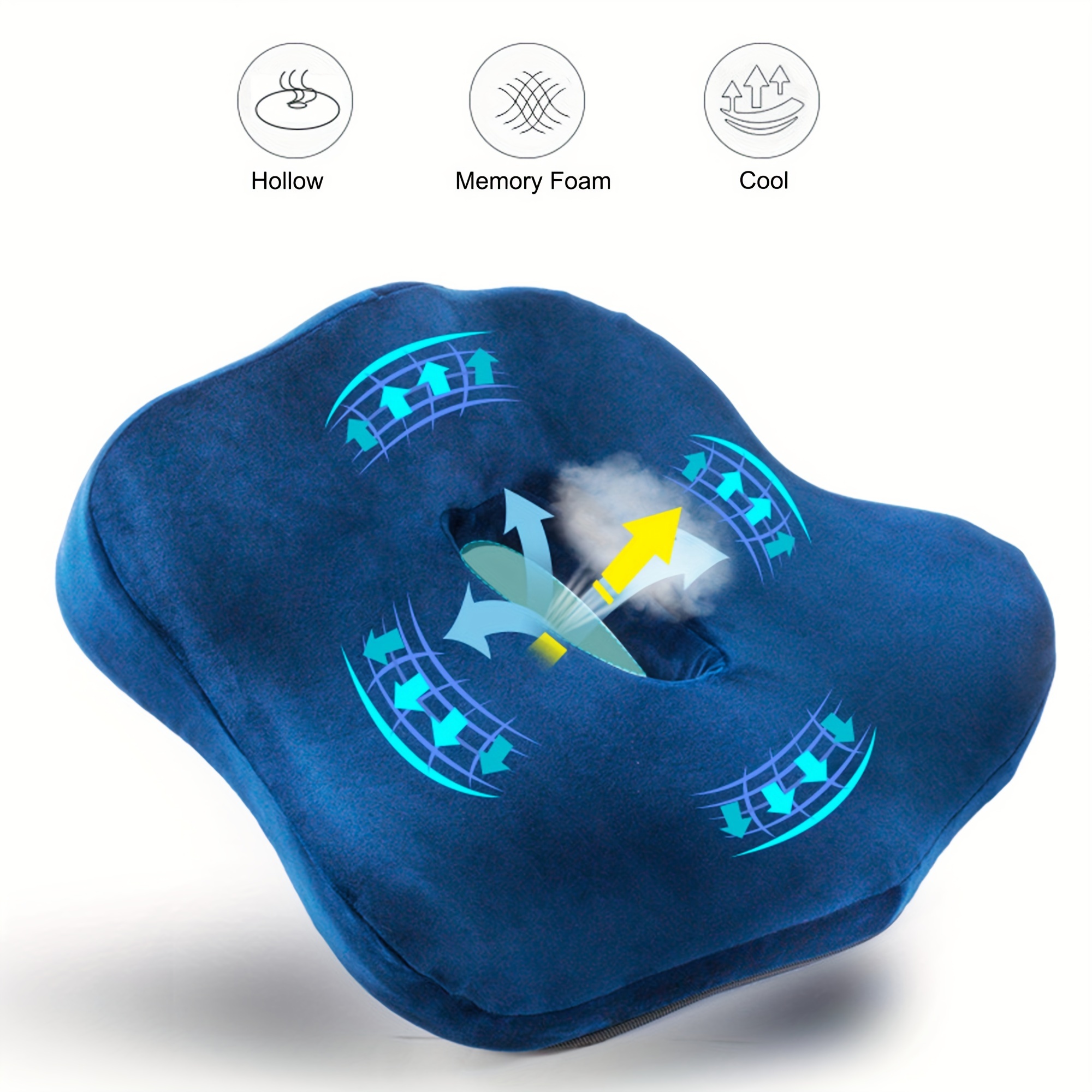 Prostate Pillow Memory Foam Seat Cushion Bed Pillows Donuts