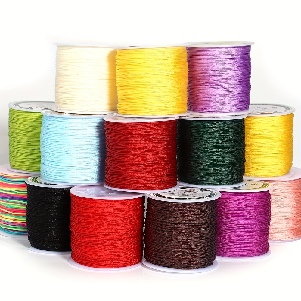 1mmx20meters Nylon Silk Cord Thread For Diy Tassels Christmas