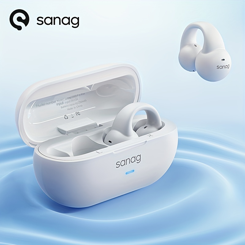 Sanag Z66 Auriculares Inalámbricos De Oído Abierto Con 13 Horas De Tiempo  De Reproducción, Ganchos Para Los Oídos, Auriculares TWS, Auriculares Deport