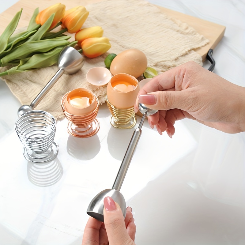 Egg Cup Soft Boiled Eggs, Egg Opener Separator, Boiled Egg Opener