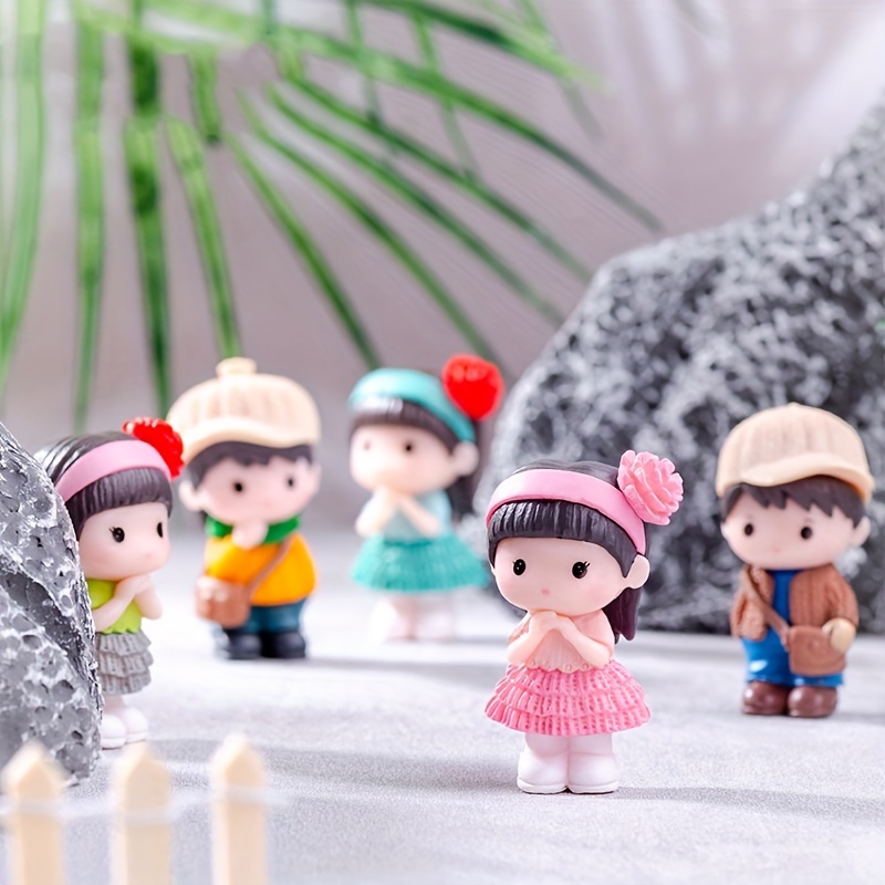 

Create A Magical Miniature World With These 4pcs Boy And Girl Couple Diy Crafts Ornaments!