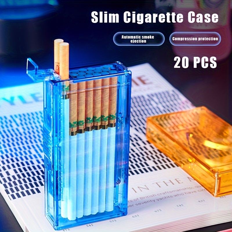 Fume-Cigarette Étanche - Blauw Transparent - Boîte De Rangement Étanche -  Boîte À