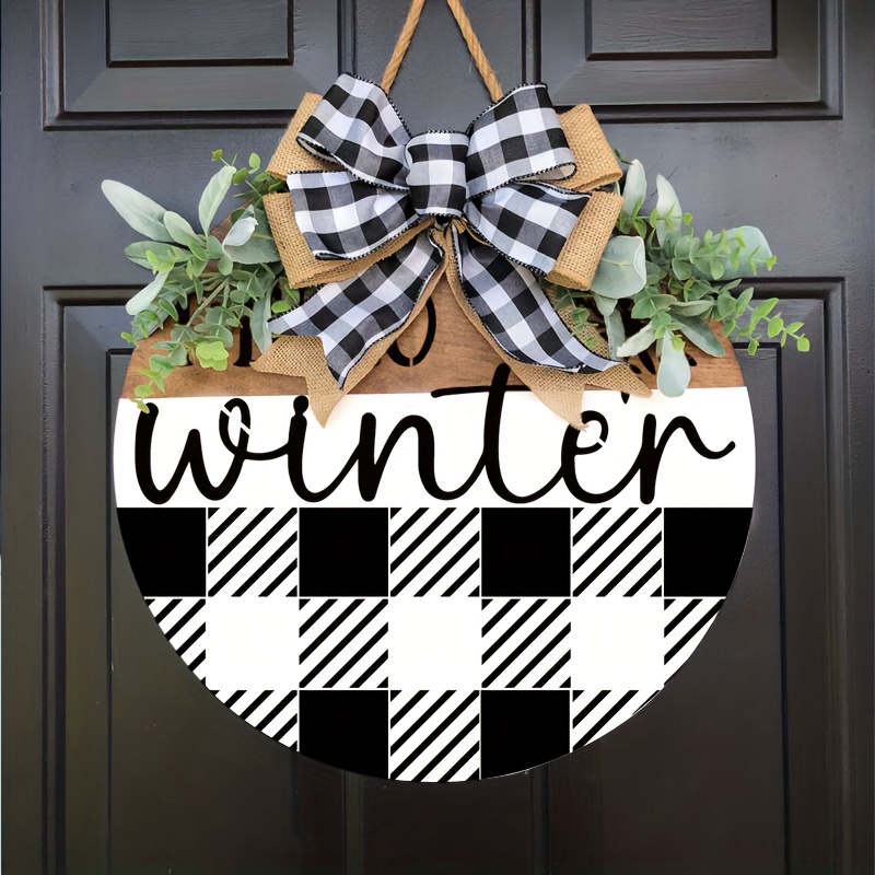 Hello Winter SVG, Doormat Cut File, Stencil For Entry Sign, Modern Home  Decor, Printable Wall Art, Outdoor Porch Design