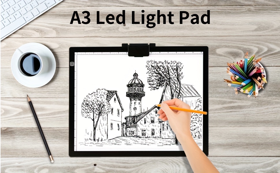 A3 Led Light Pad Borsa Trasporto Tavola Luminosa Wireless - Temu Italy