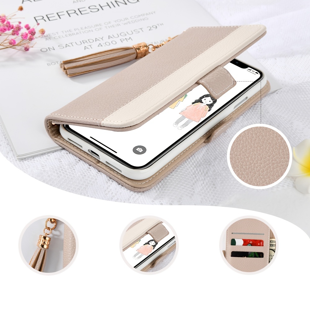 Fashion Designer iPhone Wallet Case Card Holder Kickstand