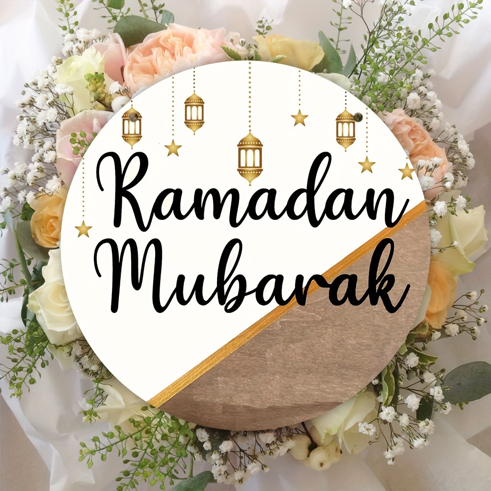  Ramadan wreath - Ramadan Decorations for home 2024 - Ramadan  mubarak sign (12 inches) - Ramadan Decorations for home - Ramadan decor -  Ramadan gifts - Ramadan door decoration - Ramadan sign : Home & Kitchen