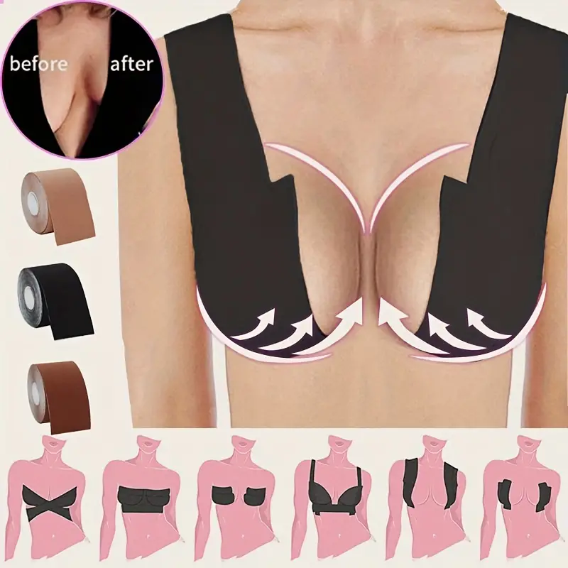 Elastic Cloth Sagging Breast Patch Gathering Breast Patch - Temu