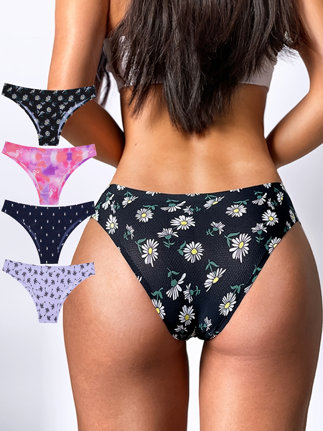 Chinese New Year Floral Letter Print Briefs Comfy Breathable - Temu Canada