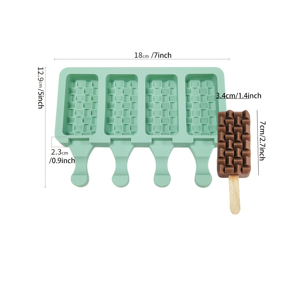  Silicone Popsicles Molds 3 Pcs, Homemade Ice Pop Molds