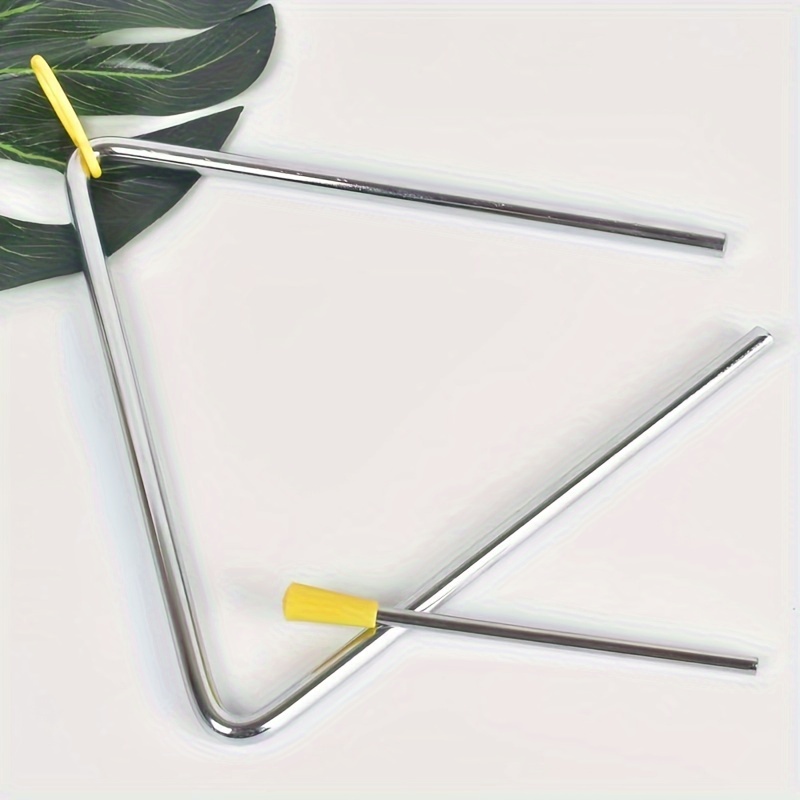 

Orff Percussion Triangle Bell, 4 Inch Triangle Iron (plastic Part Color Random)