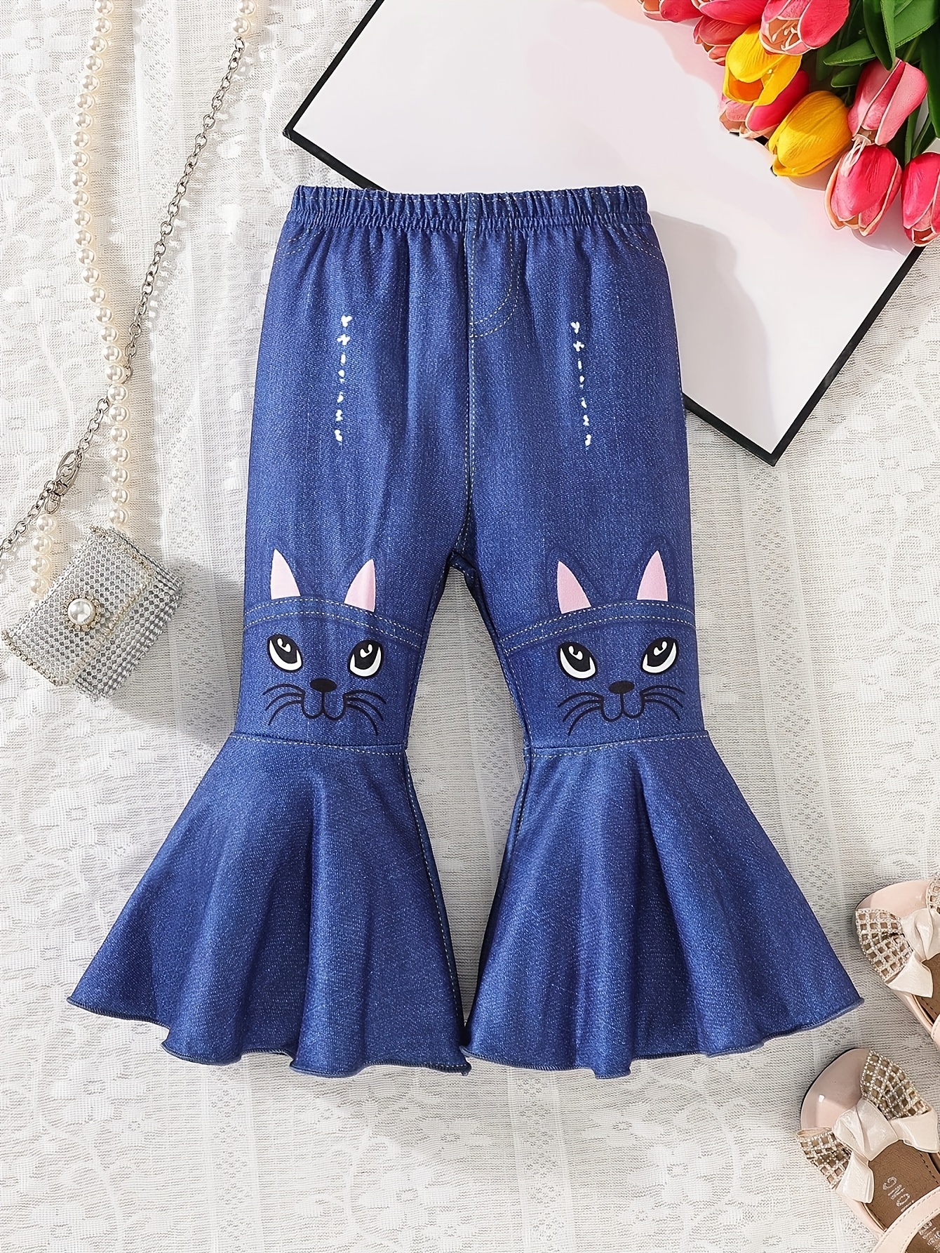 flared trousers toddler kids baby jeans