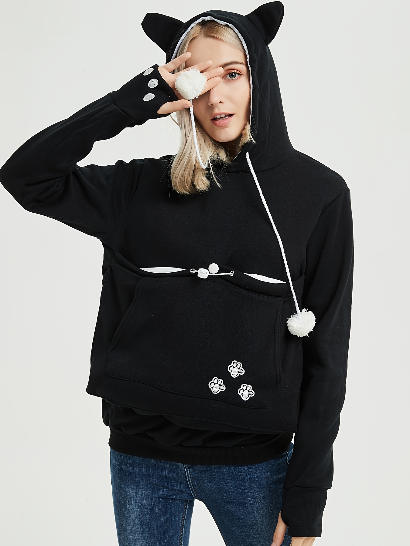 Women Cat Hoodie Japanese Kawaii Hoodies Sweatshirts for Teen Girls Long  Sleeve Pullover Winter Fall Tops Shirts : : Clothing, Shoes 