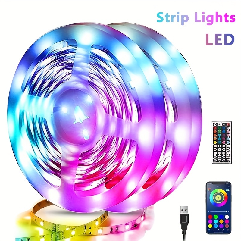 Led Strip Lights Rgb 5050 Color Changing Led Light Strips - Temu United  Arab Emirates