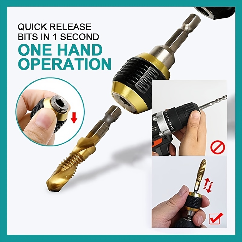Quick Change Bit Holder Magnetic Hex Shank Drill Bit - Temu Canada