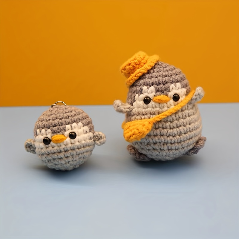 QZLKNIT DIY Handmade Doll Crochet Kit For Beginners Penguin Sewing Material  Package Hand Knitting For Kids Adults Crochet Lovers - AliExpress