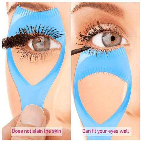 1/3/5 Pcs Eyelash Makeup Auxiliary Tool Upper Lower Eye Lash Mascara Guard Applicator Guide Helper With Eyelash Comb For Makeup
