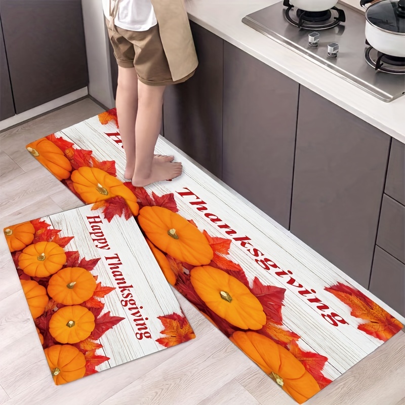 Farmhouse Kitchen Mat, Non Slip Thick Kitchen Rugs And Mats For Floor  Comfort Standing Mats For Kitchen, Sink, Office, Autumn Thanksgiving  Halloween Harvest Festival Home Decor - Temu