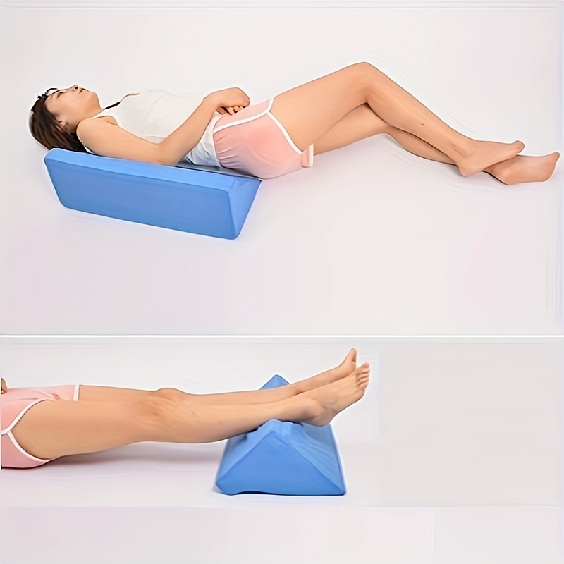 Memory Foam Bed Wedge Pillow Leg Back Support Sleep - Temu